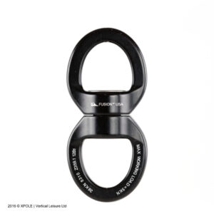 Fusion Swivel- Round 36kN- Black