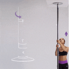 Barra de Pole Dance Giratoria/Estática - XPERT Pro