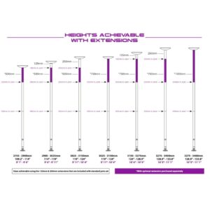 Barra de Pole Dance Giratoria/Estática - XPERT Pro